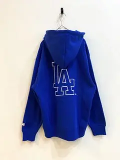 【タグ付き未使用】MLB ドジャース パーカー M ネイビー 胸元刺繍　完売品