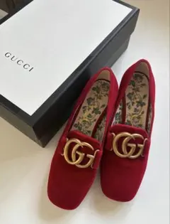 GUCCI ビットローファー 37(24cm) GG柄 - メルカリ