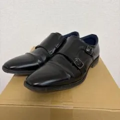 ダブルモンクストラップ ビジネスシューズ 26.5cm