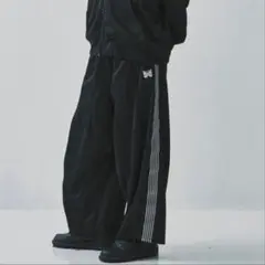 needles studious 別注 23aw トラックパンツ ヒザデルカーゴ - メルカリ