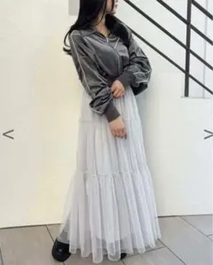 ベロアラインパーカーNICE CLAUP#ジャケット#アウター#ジャンパー#新品