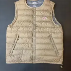 ダントン ベージュ ダウンベスト34