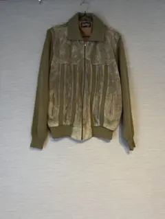 スウェードレザージャケット ベージュ アメカジ