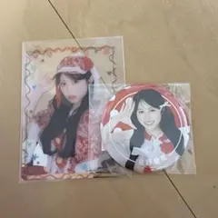 CUTIE STREET かわさが　すきくじ　 佐野愛花　クリアカード　缶バッチ