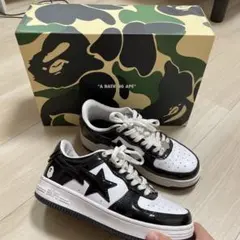 A BATHING APE BAPE STA ブラックホワイト