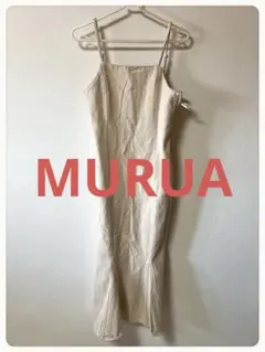 ☘️T22928☘️MURUA コットン キャミ ロングワンピース Fのサムネイル