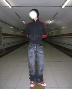 00s archive opium denim pants