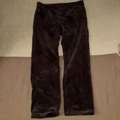 BELLEJANNE 黒 コーデュロイ ストレートパンツ