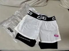 CPG ストレッチ レイヤード レギンスパンツ レディース ホワイト サイズ1