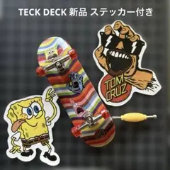 TECK DECK テックデッキ US指スケ スポンジボブ×サンタクルーズ 新品