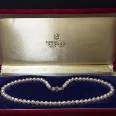 美品★MIKIMOTO★ミキモト アコヤ真珠 パール ネックレス 刻印 箱あり