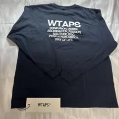 WTAPS ロングスリーブTシャツ ネイビー - メルカリ