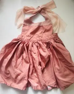 【マールマール】子ども用ピンク　エプロン