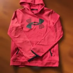 Under Armour ColdGear フード付きパーカー YXL レッド