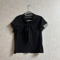ブラウス 黒 ブラック