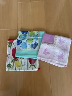 値下げ‼️elite models HANAE MORI大判ハンカチ3枚セット