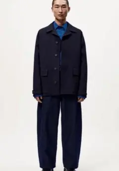 STUDIO NICHOLSON + ZARA ネイビージャケット S サイズ