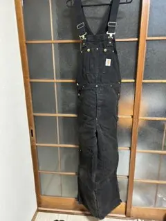 ラウンドハウス ダック オーバーオール LOT383 42x32 ブラック 新品