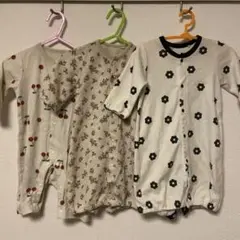 西松屋　ロンパース・カバーオール 3枚セット 60-70cm