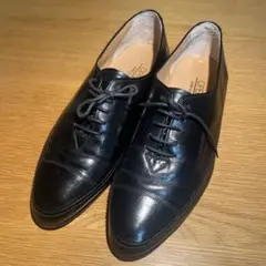 OPELKA ブラックレザードレスシューズ