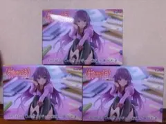 物語シリーズ　戦場ヶ原ひたぎ　フィギュア　desktop cute 3点セット