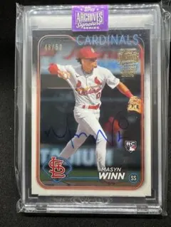 Masyn Winn Topps Archives Signature 2025