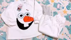 しまむら　ディズニー　アナと雪の女王　オラフ　パジャマ