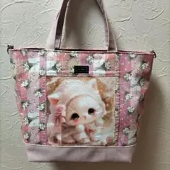 051546 コヤンイサムチョン フリルトートバッグ 子猫 - メルカリ
