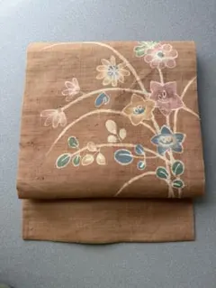 21時まで値下げ！アンティーク帯 夏帯 刺繍 大正ロマン 名古屋帯 和装 