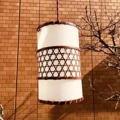 和モダン 竹細工 行灯 スタンドライト 伝統工芸 間接照明 持ち手付