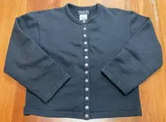 agnès b. アニエスベー 黒 カーディガン 12 ans