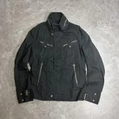 y2k archive グランジ ミリタリージャケット　ブラック