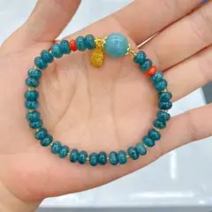 天然石風 クリスタル ブレスレット