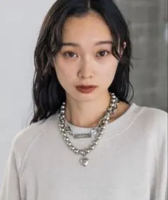 【新品同様】JEANASIS アクセサリー ボリューム2レンハートネックレス