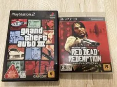 PS2グランドセフトオートⅢ、PS3レッドデッドリデンプション　セット