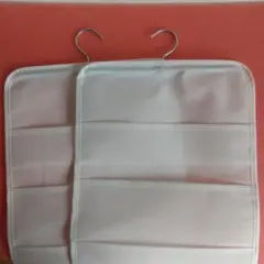 吊り下げシャツ収納 ２枚 ホワイト
