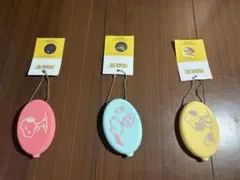 スヌーピー　ラバーコインケース　3点セット