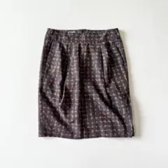 ▼DRIES VAN NOTEN ドリスヴァンノッテン 滲み ドット柄 スカートのサムネイル