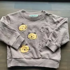 裏起毛トレーナー ブラウン 95