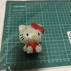 スワロフスキー 正規品 キティ ロック ブラック 指輪 リング17号