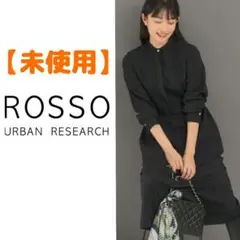 【最終価格】アーバンリサーチロッソ　ピンタックストレートワンピース