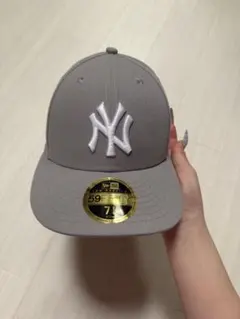 New Era 59FIFTY グレー キャップ 7１/4