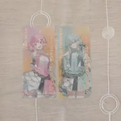 プロジェクトセカイ　アニメイト特典　クリアしおり　ワンダショ