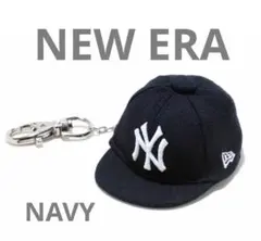 NEW ERA ニューエラ MLB キャップキーホルダー ヤンキース　紺