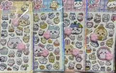ちいかわ　肉球　シール　４枚セット