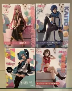 ぬーどるストッパーフィギュア 初音ミク　巡音ルカ　MEIKO KAITO