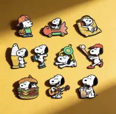 スヌーピー ピンバッジ 10個セット