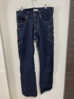 【希少】studio seven ✖️GUコラボ ジーンズ Ｓ　インディゴ