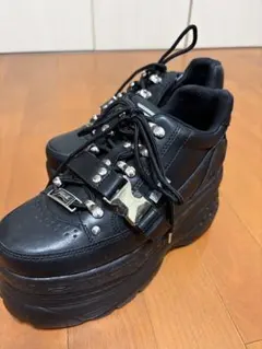 YOSUKE 厚底スニーカー ブラック