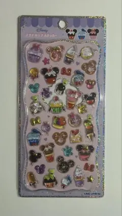 プチドロップステッカー　ディズニー　Disney カップケーキ　スイーツ